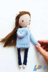 Amalou Designs - Anna crochet doll