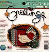 Dimensions - Wire Welcome 8703 Santa Greeting XSD