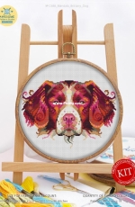 Awesome Pattern Studio - C688 - Mandala Brittany Dog - PCS+XSD