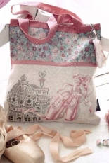 Les Brodeuses Parisiennes LBP - Collection Jardin de Bagatelle - Sac Opéra PCS