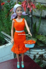 Maguinda Bolsón - Araceli dress and bag set for dolls