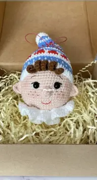 Kat Knit Toys - Ekaterina Litvinova - Elf The Christmas Tree Ornament