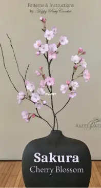 Happy Patty Crochet - Sakura - Cherry Blossom