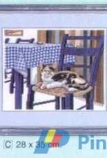 Eva Rosenstand - 14-012 - Cat on chair