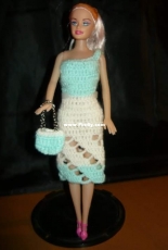 Maguinda Bolsón - Zulma dress and bag set for dolls