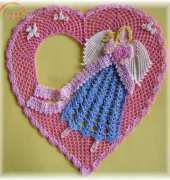 Bella Crochet - Elizabeth Ann White - Angel Of Love Doily