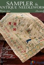 Sampler and Antique Needlework Quarterly SANQ - Vol.73 - Winter 2013