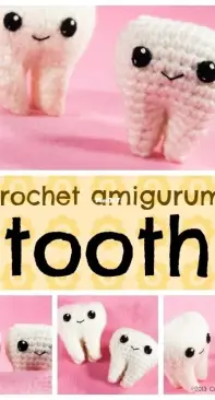 Crafty Alien - Lisa Eberhart - Amigurumi Tooth - Free