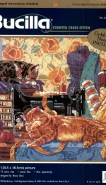 Bucilla 42447 - Cats in the Sewing Room