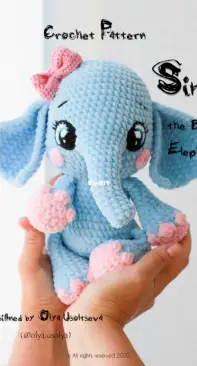 Olya Usolya Amigurumi - Olya Usoltseva - Sima the baby Elephant