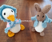 Easter Bunny and litttle Goose