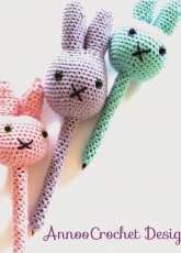 Annoo Crochet Designs - Spring Bunny Pen Buddy - Free