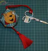 Biscornu  pincushion Winne the Pooh