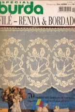 Special Burda - File Renda & Bordada - E340 - 1995 - Portuguese