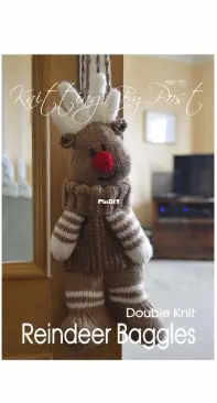 Reindeer Baggles by knitting by Post