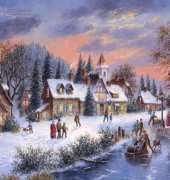 Twilight in The Village - Dennis Lewan