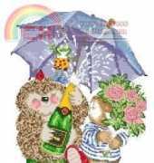 DMC Country Companions - Champagne and flowers