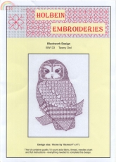 Holbein Embroideries-Blackwork- BW133-Tawny Owl