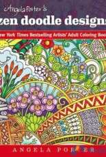 Adult Coloring Book-Zen Doodle Designs by Angela Porter-2016