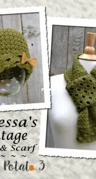 My Sweet Potato 3 - Christine Mitchell - Vanessas Vintage Scarf and Cloche