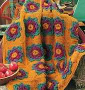 Pretty Blooms Afghan by Carol Smith