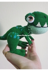 Delicious crochet T-Rex