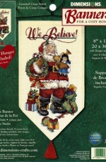 Dimensions Banners 8723 Believe Banner PCS