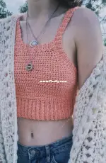 Crochet With Carrie - Carrie M Chambers - Summer Fruits Top - Free