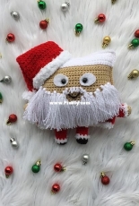 Once Upon A Hook Crochet - Victoria Stewart - Santa Claus Christmas Cuddler