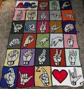 Storer Bought Creations - Jamie Storer - ASL ABCs intarsia chart - Free