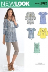 New Look 6027 Misses Tunic or Top