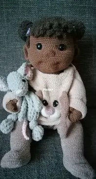 Anja Toonen - crochet baby doll - crochet fun