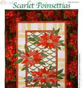 Marinda Stewart-Scarlet Poinsettias Quilt-Free Pattern