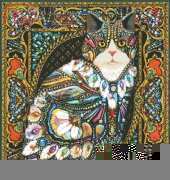 Tapestry Cat, by Lewis T Johnson