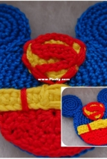 Colorful Easy Crochet - Olga Tarasova - Superman Mouse - Free