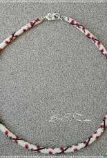 Crochet bead necklace 4.