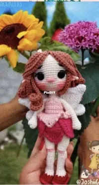 Joshii Gurumis - Rosetta Garden Fairy - Rosetta Hada del Jardin -  Spanish