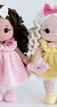 Crochet Friends Toys - Favorite Toys by Elena - Elena Bondarenko - Doll Mila