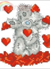 Anchor Me to You Tatty Teddy TT10 - Shower of Hearts XSD