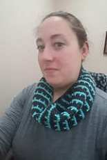 Darcys Crochet Creations - Darcy Johnson - Spiked Tunisian Cowl