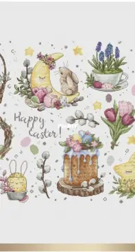Fun Sheep FS/21-004 - Easter Moments by Anastasia Kravtsova / Eremeeva / Овечкины забавы Кравцова Анастасия