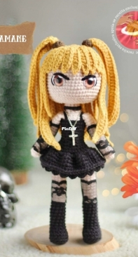 Amigurumis da Vit - Vitória Ferreira - Misa Amane - Spanish