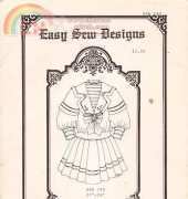 Easy Sew Designs Brown House Dolls BHD 190 - Sailor Dress