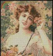 Artecy Cross Stitch - Victorian lady