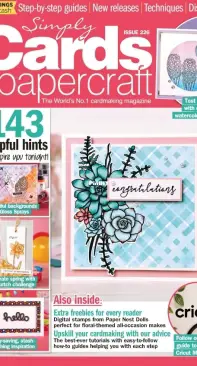 Simply Cards and Papercraft Issue 226/ 2021