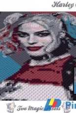 Two magic pixels - Harley Quinn