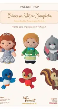 Timart - Fatima Barbosa - Princess Sofia complete-  Portuguese