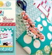 Sew4Home- Free Moda's Half Moon Modern Sewing Room: Project Board