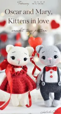 Ludaorlova Toys - Lyudmila / Ludmilla Orlova - Oscar and Mary kittens in love