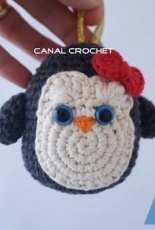 Canal Crochet - Yole - Yolanda García Naranjo - Amigurumi penguin ball- Spanish - Free